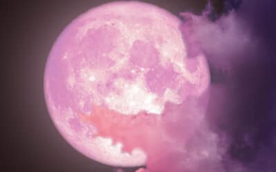 Różowy księżyc w pełni 2024 – rytuał na różową pełnie