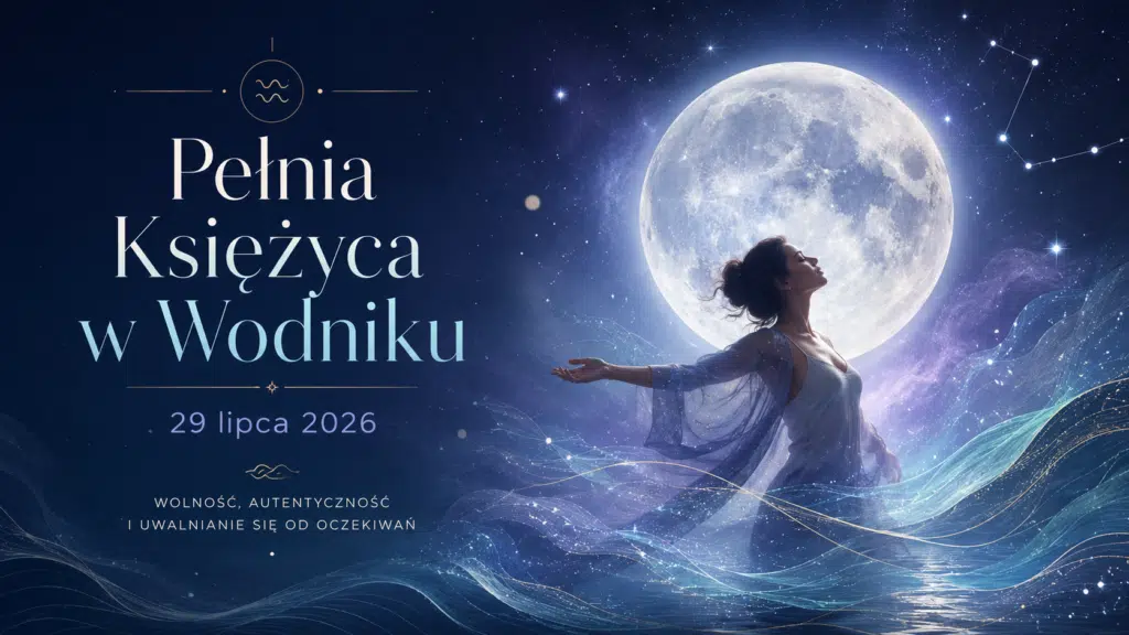Pełnia Księżyca w lipcu 2026. Wodnik – Wolność i autentyczność