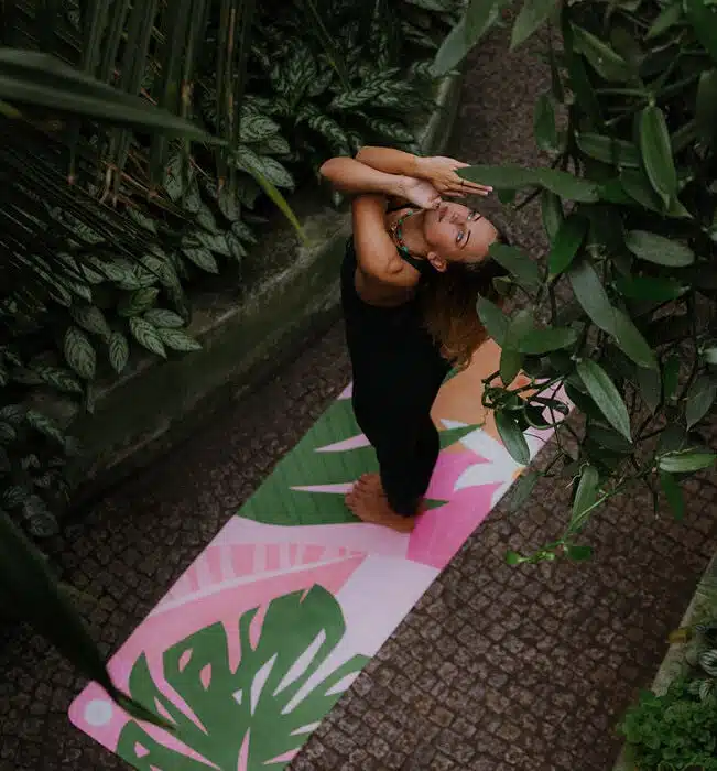 Mata do jogi kauczukowa TROPICANA – antypoślizgowa