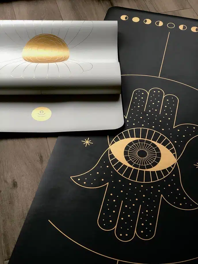 Mata do jogi PRO STICKY ILLUMINATION – profesjonalna, antypoślizgowa - obrazek 2