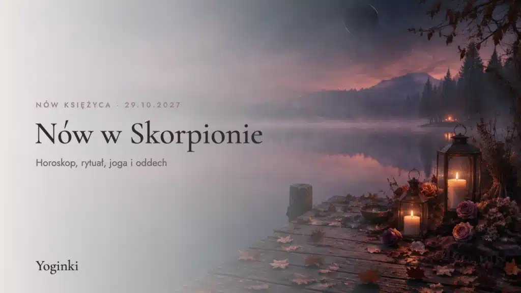 Nów Księżyca październik 2027 w Skorpionie