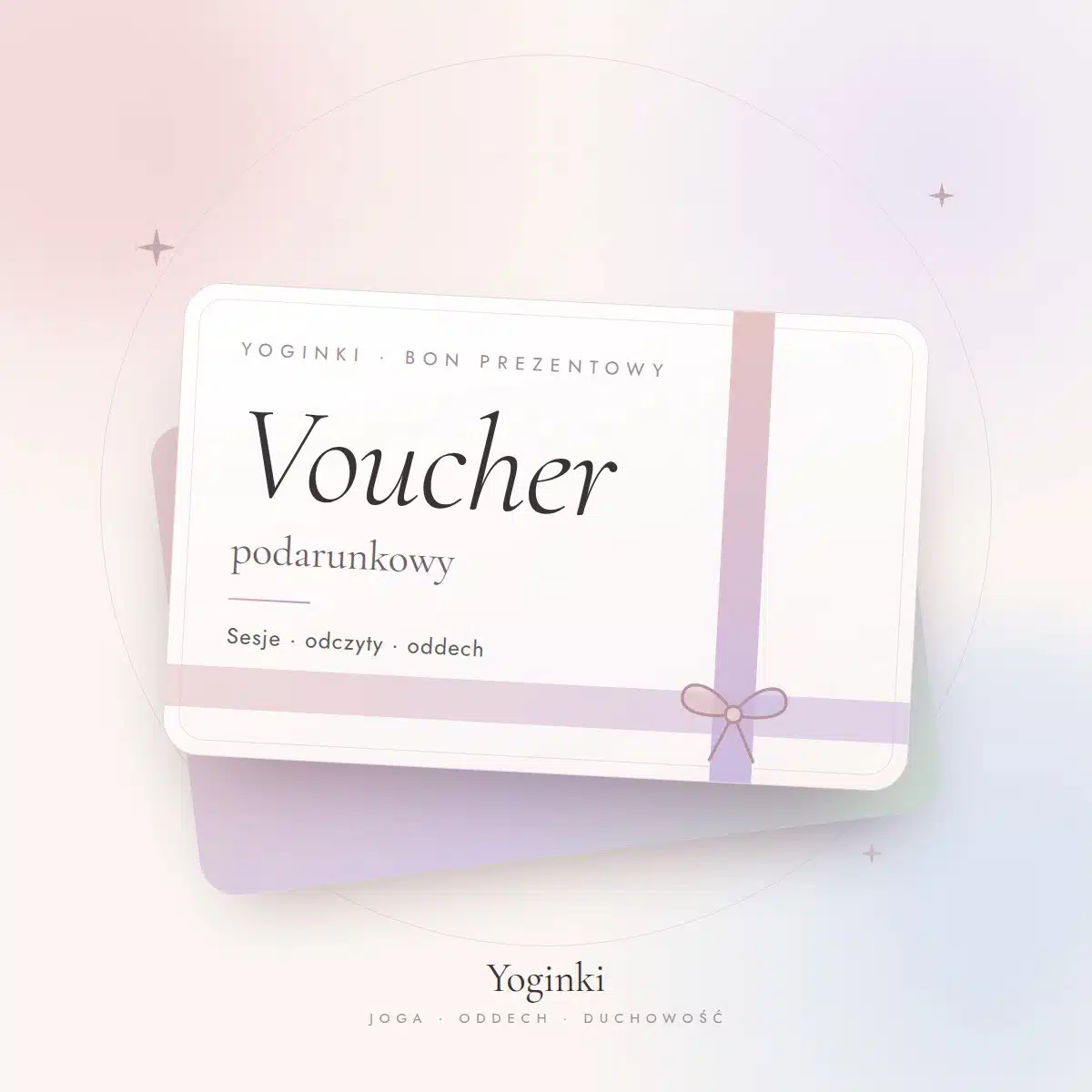 Voucher podarunkowy Yoginki – bon prezentowy na sesję